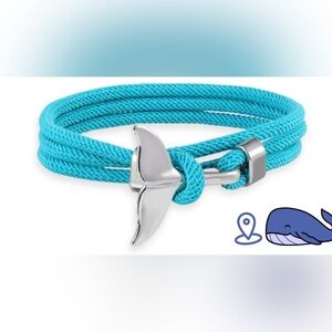 NEW CLUB OCEAN WHALE BRACELET AZUR BLUE